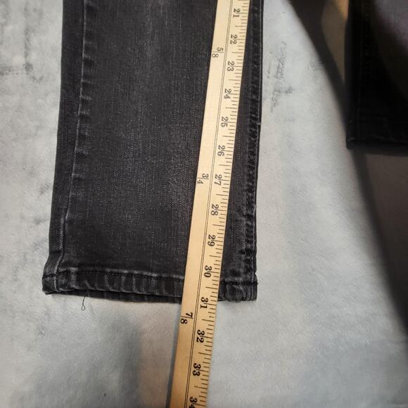 Marx & Dutch Jeans Mens 36x31 Black Distressed Ripped Stretch Denim Straight Fit - Picture 7 of 10